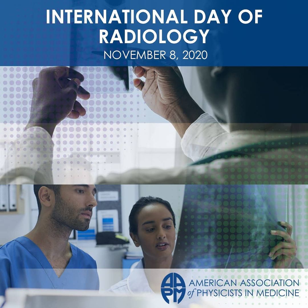 Celebrating International Day of Radiology means celebrating vital collaboration between medical physics and radiology in contributing to safe patient care globally - this unusual year and every year, and in every country worldwide! www.internationaldayofradiology.com #IDoR2020 #MedPhys #MedicalPhysics #radiology