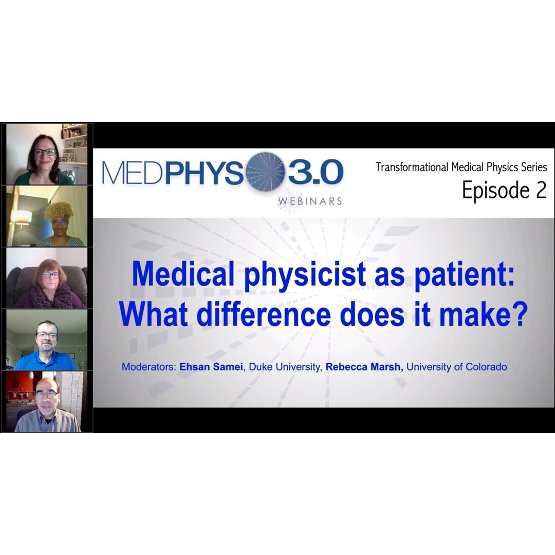 Medical physicists also face their own cancer diagnosis. On #NationalCancerSurvivorsDay2021 listen to four #MedPhys professionals talk about how their experiences as cancer patients have helped them understand and define how medical physicists can improve the care of every patient from diagnosis to post-treatment. #MedicalPhysics AAPM MedPhys3.0 Webinar Series (Episode 2): “Medical physicist as patient: what difference does it make?” ➡️ aapm.me/MP30Ep2