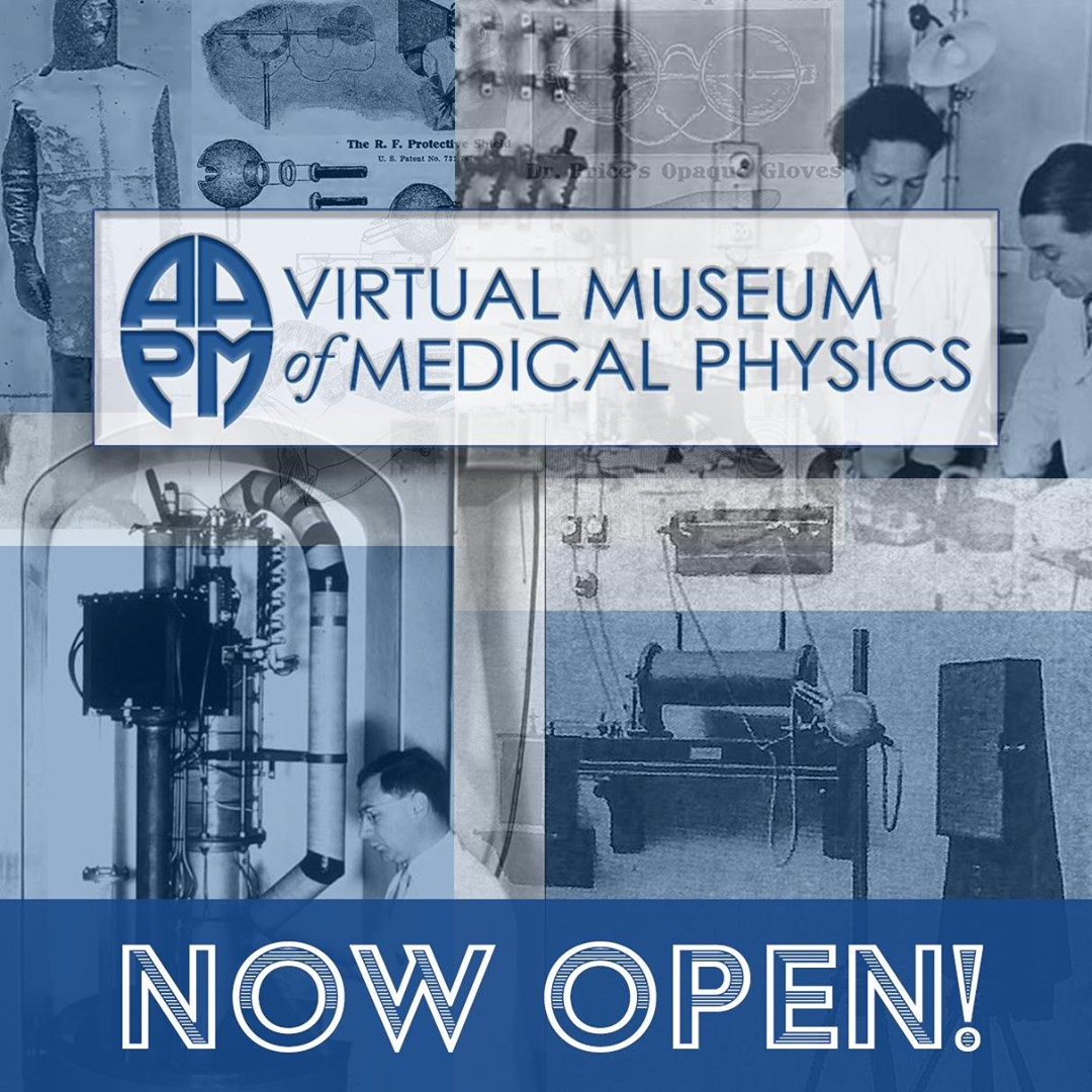 No ticket needed, no line to wait in - and no membership requirement either: visit the new public Virtual History Museum and encourage friends and family to stop by too! Learn via dedicated galleries the evolution of #MedicalPhysics and of AAPM! ➡️ museum.aapm.org #MedPhys