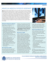 What is a Medical Physicist Assistant?