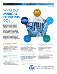 What do Medical Physicists Do?