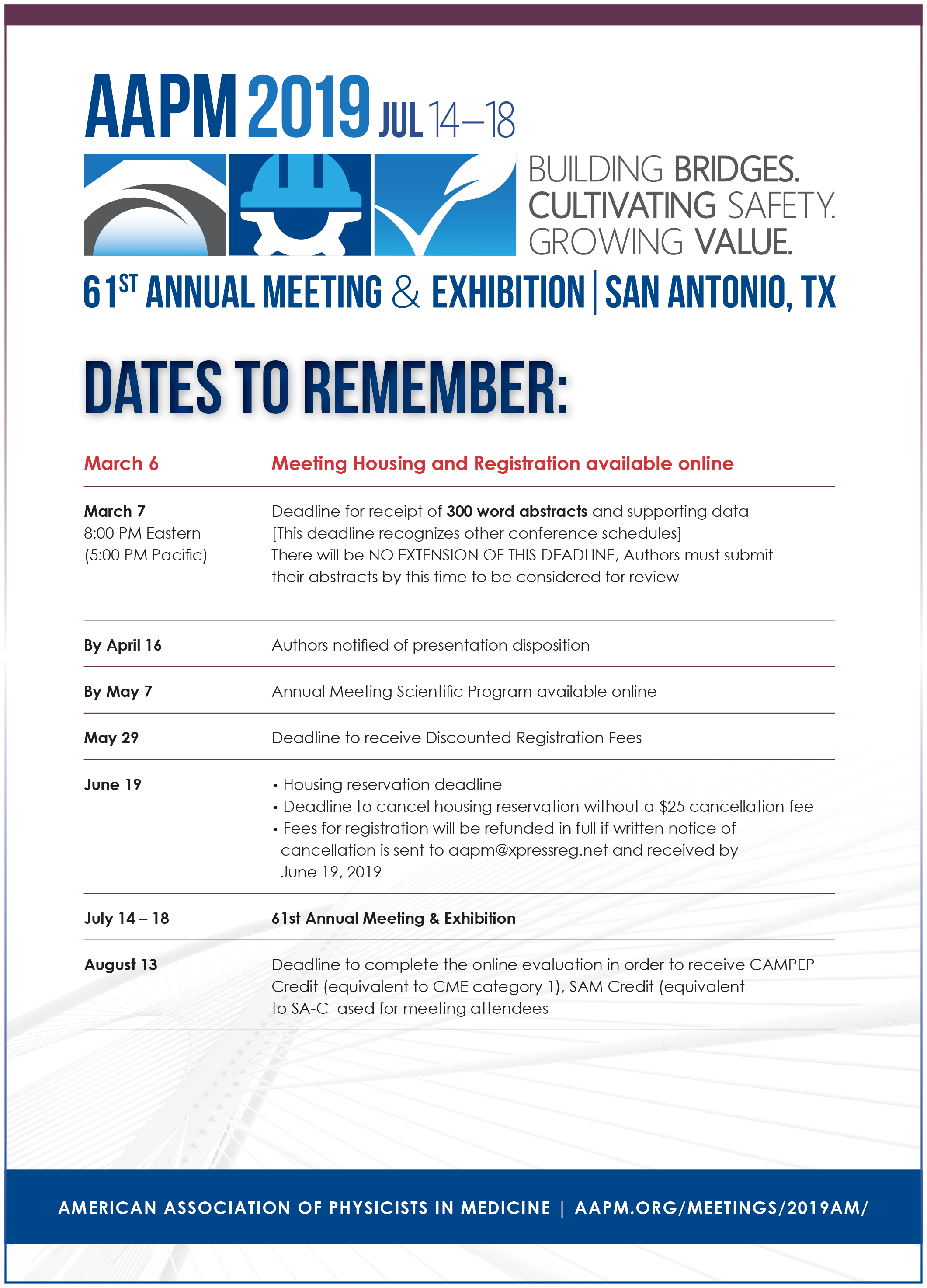 AMERICAN ASSOCIATION OF PHYSICISTS IN MEDICINE